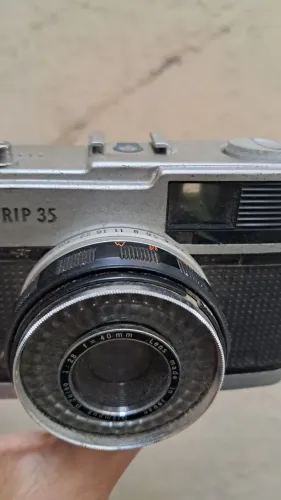 Câmera Fotográfica Analógica Olympus Trip 35 Lente D.Zuiko 40mm f/2.8