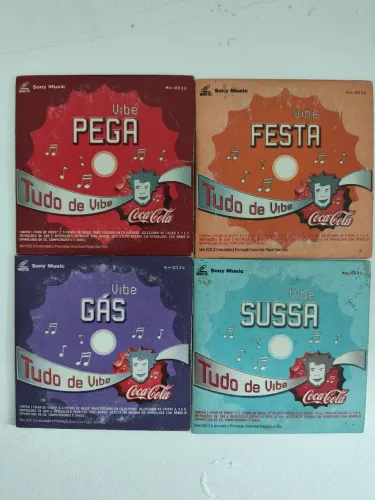 Mini CDs da promoção Tudo de Vibe 