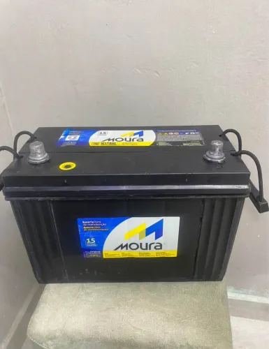 Bateria MOURA 100 AMP , semi nova, 100% testada
