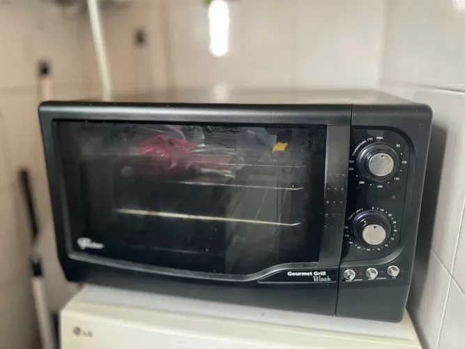 Forno elétrico Fischer 44L gourmet grilo preto