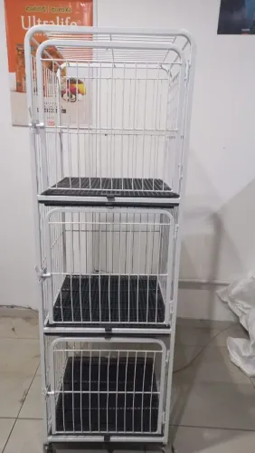 Gaiola 03 lugares para PET