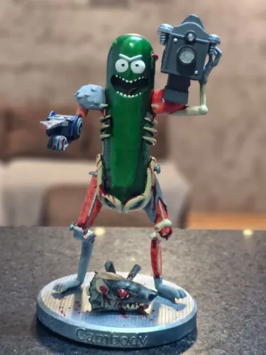 Action figure Resina 3D Pintados a mão Rick Pepino