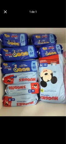 Fraldas Descartáveis M e G