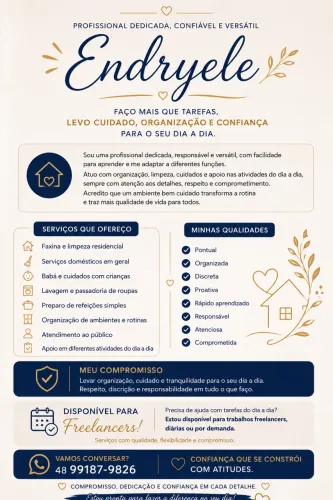 Estou disponível!