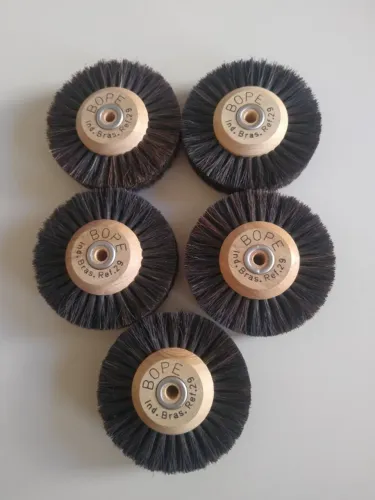 5 Escovas Rotativas de Crina de cavalo N°29 BOPE