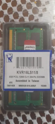 Memória DDR3 8gb PC3L-12800 KINGSTON 