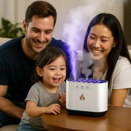 Difusor Aromático Ultrassônico C/ 6 Saídas Led Rgb - B-max Bm-087