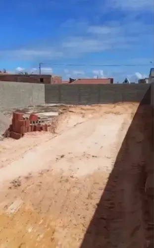 Terreno no abais Baraúna da praia 150 metros da praia