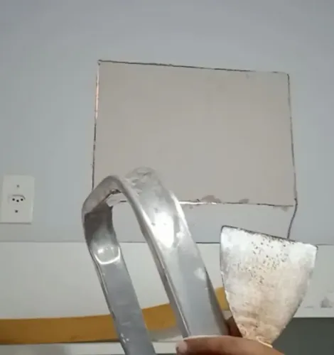 Fechamento de vão de ar condicionado