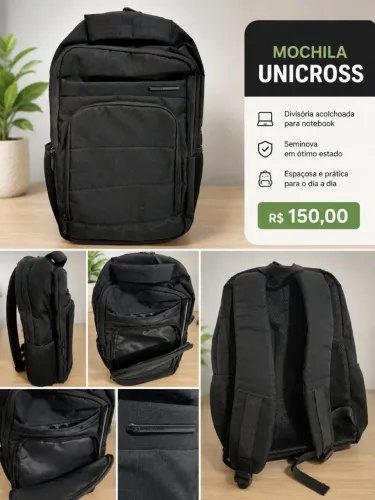 Vendo mochila semi nova Unicropss