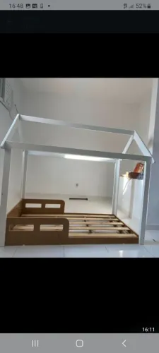Cama Berço Casinha + colchão kids