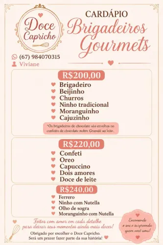 Brigadeiros Gourmets