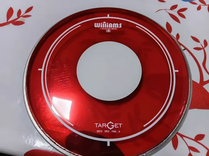 Pele Wilhans 10" TarGet Vermelha Com Dot