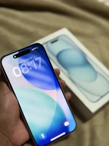 Iphone 15 azul 256 gigas