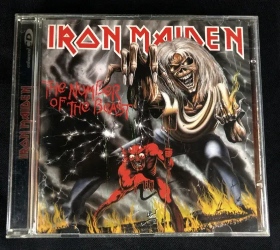 Cd Iron Maiden - The Number Of The Beast Nacional EMI 1998 Heavy Metal