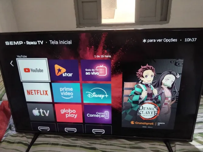 Vendo smart tv semp de 50 polegadas semi nova.    so chama no whats *06