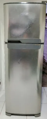 Geladeira Continental Frost Free Inox 370L