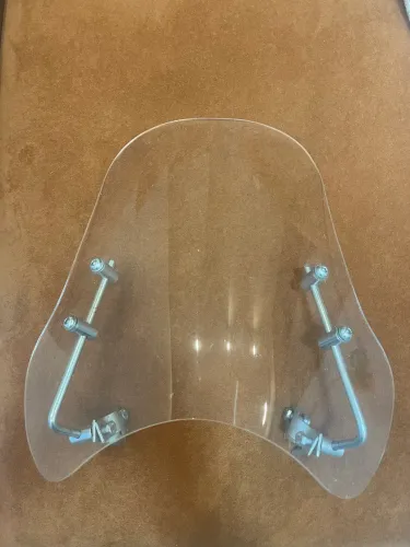 Parabrisa Bolha Para-vento Universal para Motos Custom (Harley, Shadow, Boulevard)