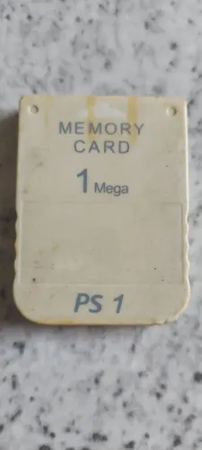 Memory card Playstation one PS1 PS2 vídeo game antigo ñ super nintendo N64 SNES Xbox  snes