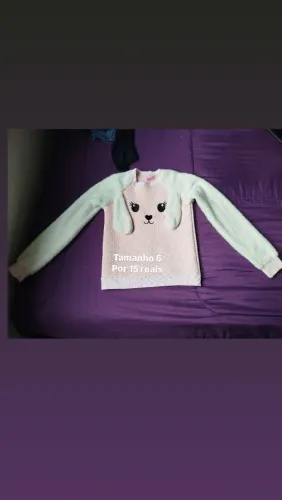 Blusa de frio menina 