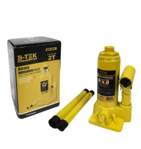 Macaco Hidráulico Garrafa B-TEK 2 Toneladas BT-387 Para Veículo