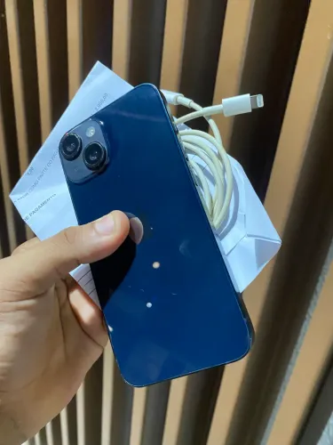 iPhone 14, saúde bateria 87, Nota Fiscal e carregador