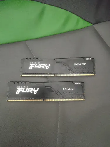 MEMÓRIA 8GB DDR4 KINGSTON FURY BEAST C/DISSIPADOR PC - AEE INFO - EVOLUINDO C/VOCÊ