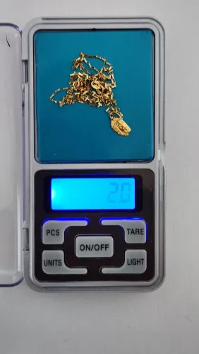 CORDÃO DE OURO MACIÇO 18K