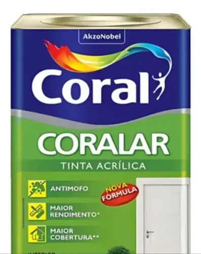 Tinta acrílica coralar 18l