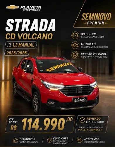 Fiat Strada Volcano 1.3 Flex 8V CD 2025