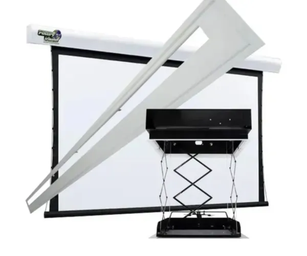 Tela Retratil e Lift Para Projetor - Cinema em Casa