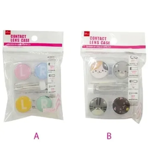 Conjunto de porta lentes de contato