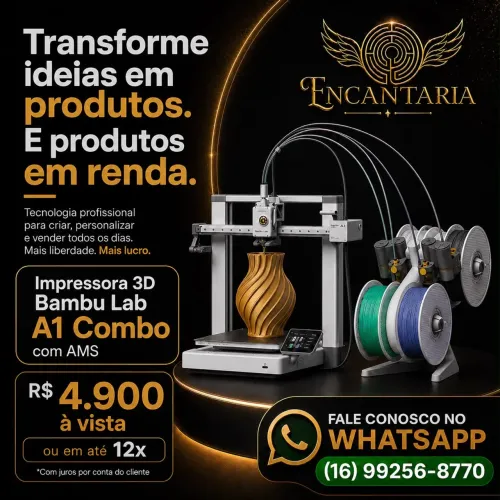 Impressora 3D Bambu Lab A1 Combo