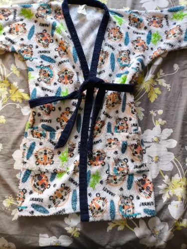 Roupão de banho infantil menino