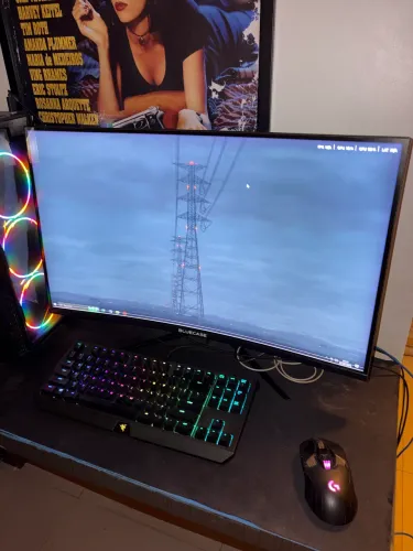 Monitor gamer curvo bluecase