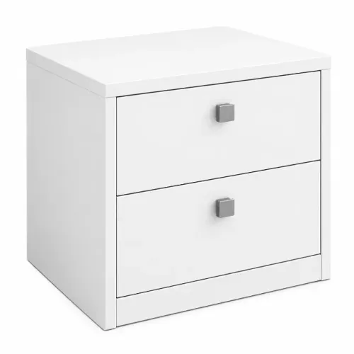 ? CRIADO-MUDO 2 GAVETAS BRANCO TX - APENAS R$ 99,00! ?