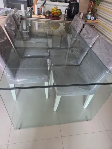TAMPO DE MESA EM VIDRO TEMPERADO 15MM - 2,15m x 1,00m
