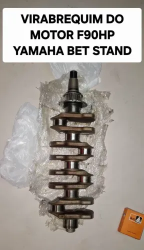 MANIVELA /VIRABREQUIM DO MOTOR F90HP YAMAHA 4T STAND MODELO BET
