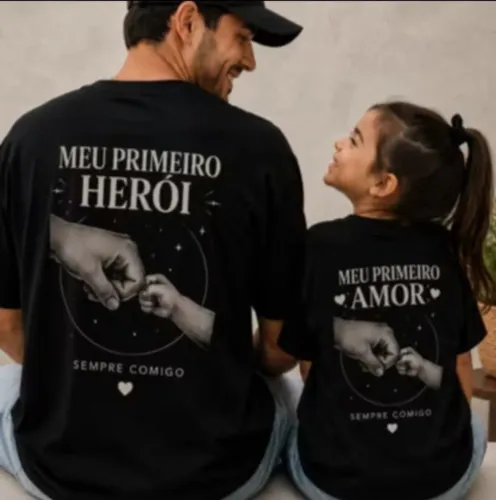 Kit camiseta dia dos pais!