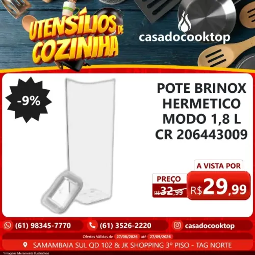 POTE BRINOX HERMETICO MODO 1,8 L CR 206443009