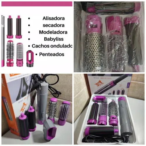 Escova 5 em 1 modeladora de cabelo