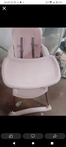 Cadeira para bebê rosa