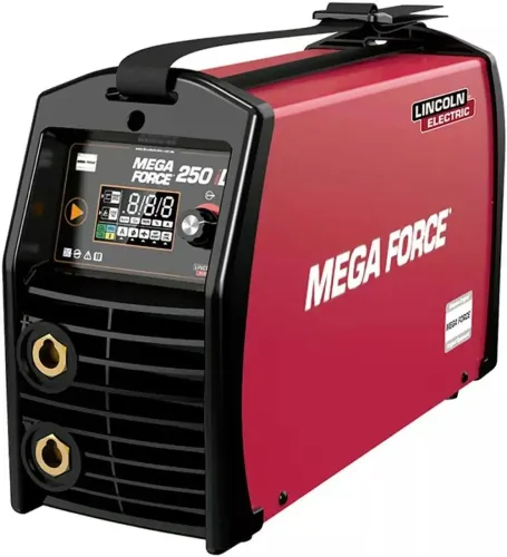 Inversora de solda 250A display Led para Eletrodo e Tig - Mega Force 250iD 110V/220V