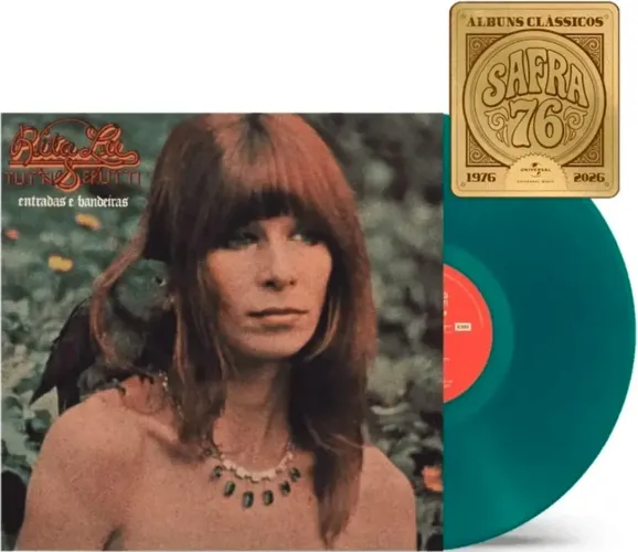 LP Vinil Rita Lee Entradas e Bandeiras Novo Lacrado Cor Verde