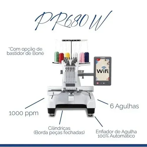 Máquina de bordar / brother pr 680w