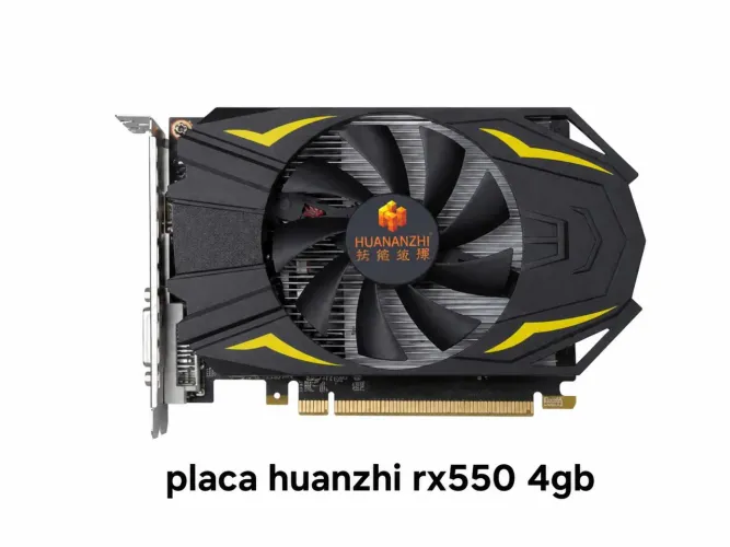 Placa de vídeo Rx550 4gb
