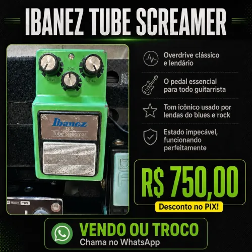 Pedal Overdrive Ibanez Ts9