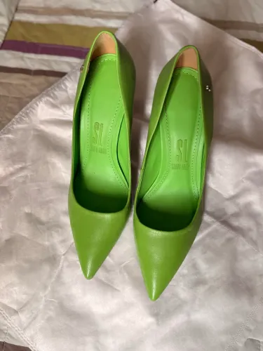 Scarpin Santa Lolla Verde - Salto Alto