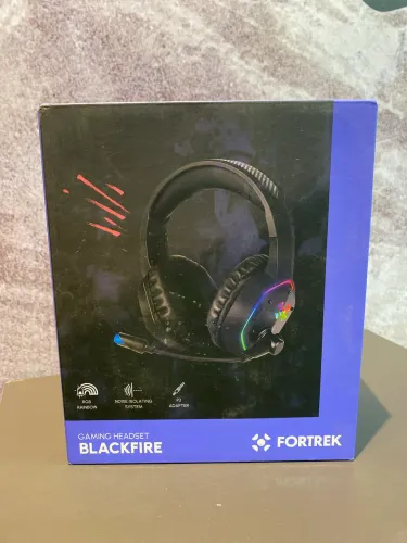 Fone de Ouvido Headset Gamer RGB Blackfire Fortrek Preto