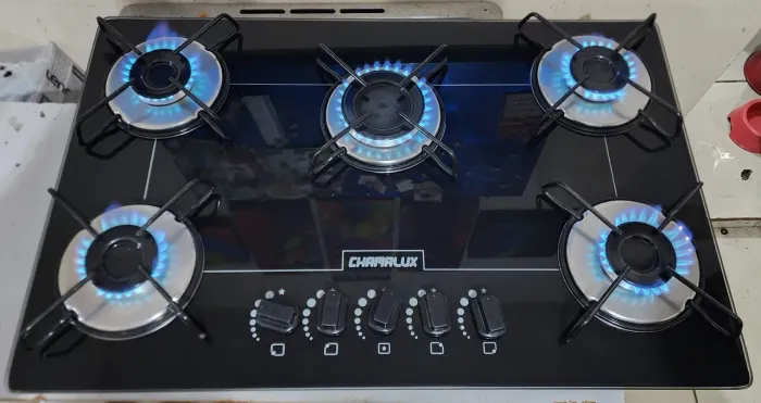 Fogao cooktop 5bocas chamalux
